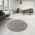 thumbnail image 4 of Ahgly Company Machine Washable Indoor Rectangle Industrial Modern Rose Dust Purple Area Rugs, 8' x 12', 4 of 7