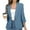 Blue, variant on TAGOLD Womens Sweater Coats,Casual Plus Size Fall Jacket for Womens,Solid Blazers For Women Business Casual 3/4 Sleeve Lapel Open Front Suit Jacket Work Blazer With Pockets Blue S