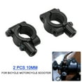 thumbnail image 1 of Handlebar Mirror Mount Clamp Aluminum Handlebar Rearview Side Mirrors Adapter Holder Clamp Universal for Bicycle Motorcycle Scooter, 2 Pcs 10mm/8mm, 1 of 7