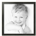 thumbnail image 2 of ArtToFrames 16 x 16 Distressed Black Picture Frame, 16x16 inch Black Wood Poster Frame (4740), 2 of 8