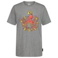 thumbnail image 1 of Camiseta Quiksilver 14-16 gris con diseño de pulpo, 1 of 3