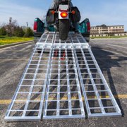 10' Black Widow Motorcycle Ramp, 1,500 lb Cap, Aluminum, Folding, for Truck / Trailer