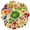 1A-35pcs, variant on 35pcs Fresh Fruit Stickers Vegetable Kids Stickers Nature Graffiti Stickers for Fridge Suitcase Laptop