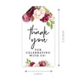 thumbnail image 5 of Koyal Wholesale Thank You For Celebrating With Us Favor Tags Fall Burgundy Marsala Cardstock Tags with Bakers 100-Pk, 5 of 5