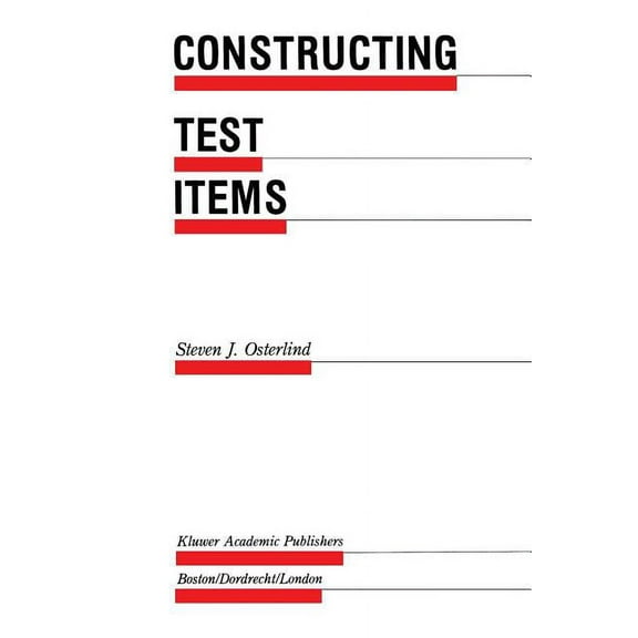 Evaluation in Education and Human Servic Constructing Test Items, Book 25, (Paperback)