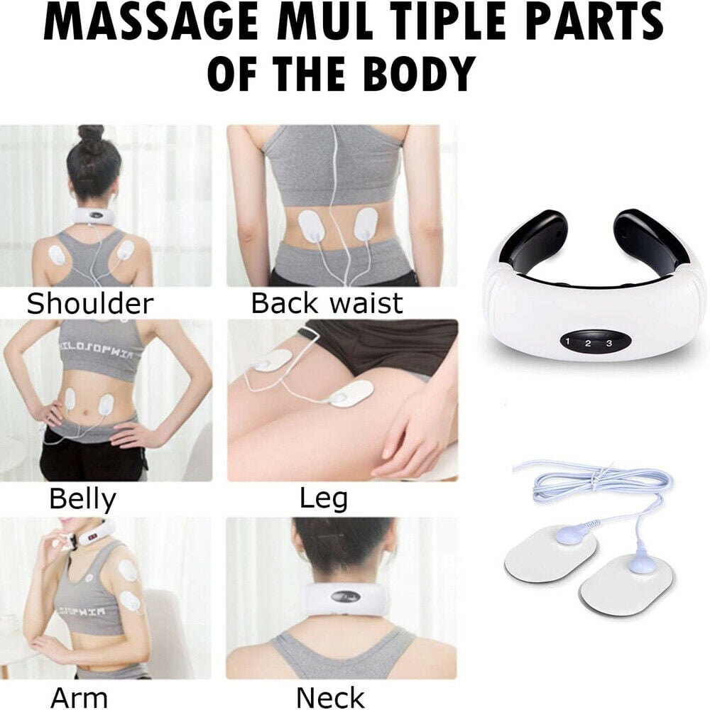 Electric Cervical Pulse Neck Massager Muscle Relax Massage