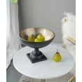 thumbnail image 3 of CC Home Furnishings Round Aluminum Bowl with Footed Base - 9.75", 3 of 9
