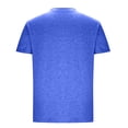 thumbnail image 4 of Satingcolo T Shirts for Man Short Sleeve Crew Neck T Shirts for Men Plain Tshirts Quick Dry Tee Casual Athletic Muscle Tshirt,Royal Blue 2XL, 4 of 5