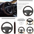 thumbnail image 4 of Uorisanigo Halloween Red Spider Web 10 Pack Automotive Seat Cover with Soft Elastic Steering Wheel Cover Car Water Cup Coaster Auto Seat Belt Cover Chapstick Holder Universal Fit Car SUV, 4 of 7