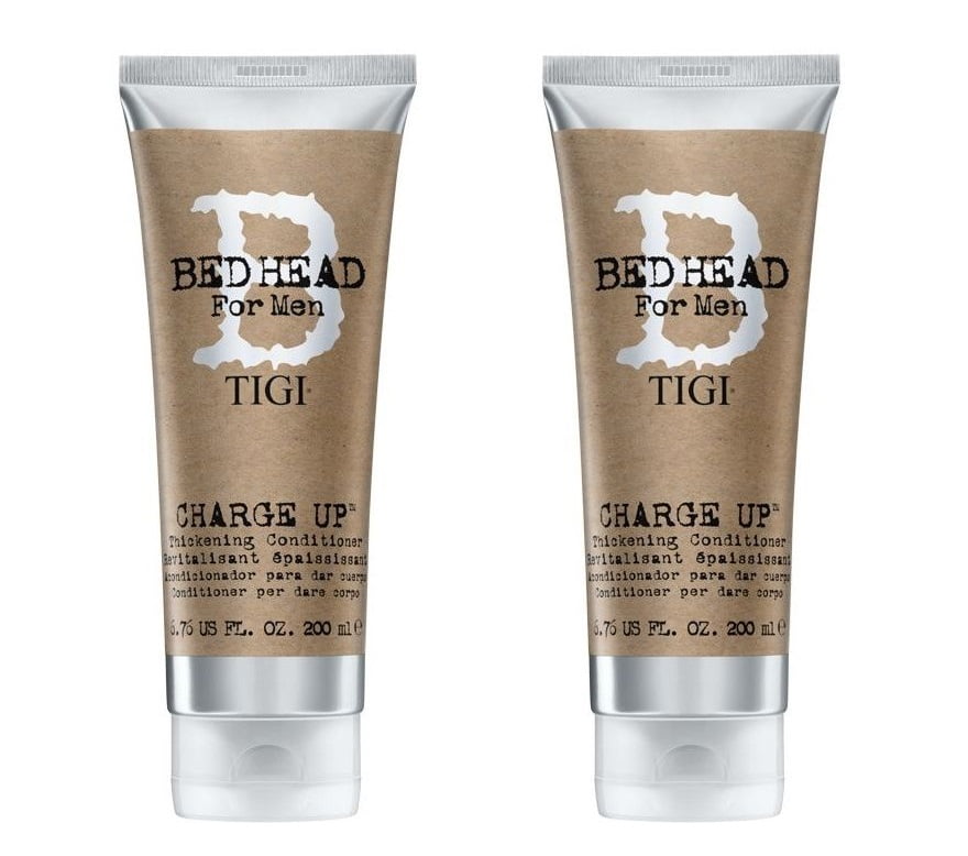 Bed Head for Men by TIGI Charge Up Thickening Conditioner, 6.76oz (Pack of 2)