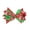 Green & Red Candy Cane, variant on Hair Bow Layered Christmas Bow with Silicone Charm, One Size for Teens-Red Tree