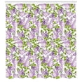 thumbnail image 3 of Ambesonne Mauve Shower Curtain, Botanic Spring Plants, 69"Wx70"L, Lilac Green, 3 of 3