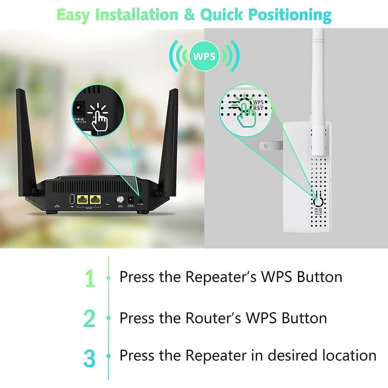 Wps Button Verizon Range Extender Setup WiFi Extender Signal