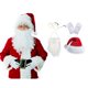 thumbnail image 4 of Juego gorro, anteojos y barba Papá Noel navideño para accesorios fotográficos navideños para juegos rol Halloween,, 4 of 4