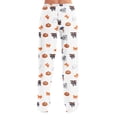 thumbnail image 6 of Bexdxz Halloween Pajama Pants Women Cute Funny Pumpkin Print Pajamas Casual Elastic Waist Pants Fall Pajamas Orange#3 XL, 6 of 9