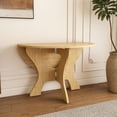thumbnail image 4 of CQSXDA Compact 43 Inch Folding Dining Table, MDF Kitchen Table For Limited Spaces Indoor Outdoor, Ancient Oak, 4 of 16