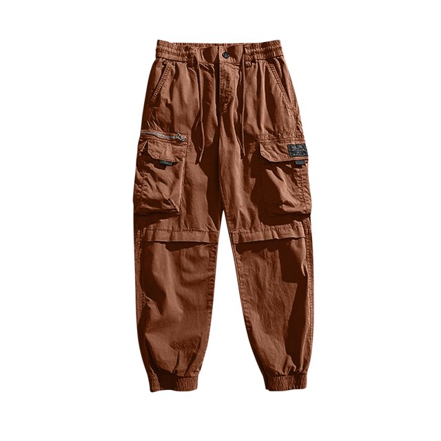 Diufon Pantalon Cargo Homme Décontracté de Travail Long avec Multi-Poches pour Randonnée en Plein Air