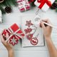 thumbnail image 2 of 10 piezas de pintura de diamantes Anhnger de Navidad, Anhnger de Navidad - Decoraciones para árboles de Navidad - Navidad - Navidad 10 piezas-rojo, 2 of 5