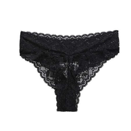 

TAIAOJING Seamless Thongs For Women Women s Comfortable Playful High Waist Hollowed Out Underwear 6 Pack