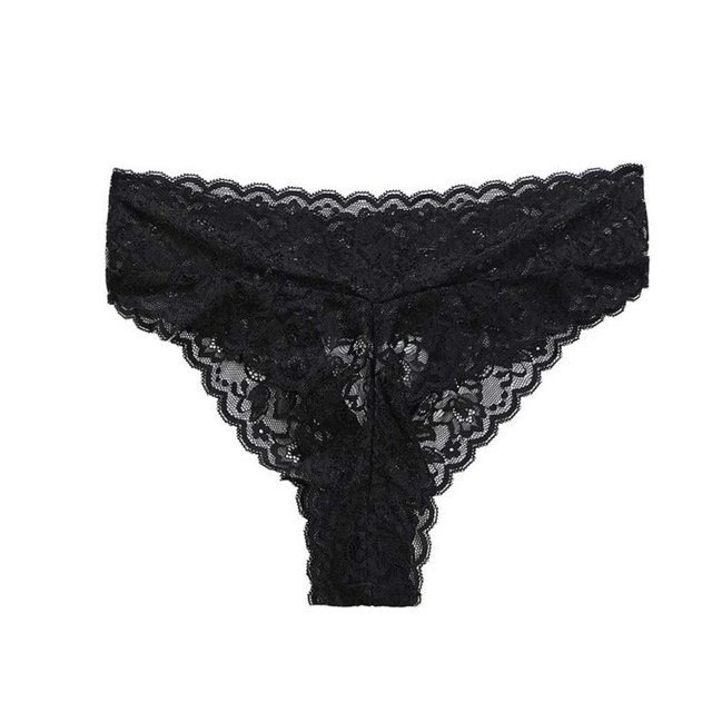 Gibobby Ropa interior sexy para mujer Ropa interior sexy ahuecada de cintura alta cómoda y juguetona para mujer(Negro,CH)