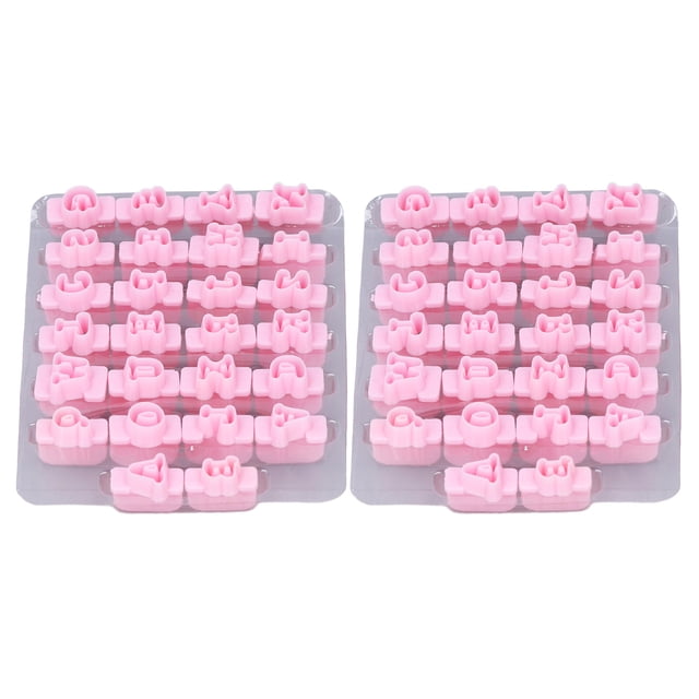 Moldes De Letras En Inglés, Molde De Alfabeto Resistente Al Calor Suave Insípido Para Fiestas De Cumpleaños OTVIAP Silicone Letter Mold