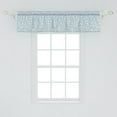 thumbnail image 2 of Ambesonne Ivory and Blue Valance Pack of 2, Stars, 54"X12", Pale Blue Ivory, 2 of 2