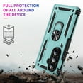 thumbnail image 6 of Designed for Samsung Galaxy Z Fold 7 5G Case, Military Grade Protective Phone Case Cover with Enhanced Metal Ring Kickstand [Support Magnet Car Mount] Compatible with Z Fold 7 5G, Greygreen, 6 of 7