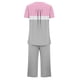 thumbnail image 4 of Sexy Pijama Conjunto para las Mujeres, Cuello Redondo Blusa de Manga Corta Y Pantalones, Traje de Moda Casual, 4 of 9