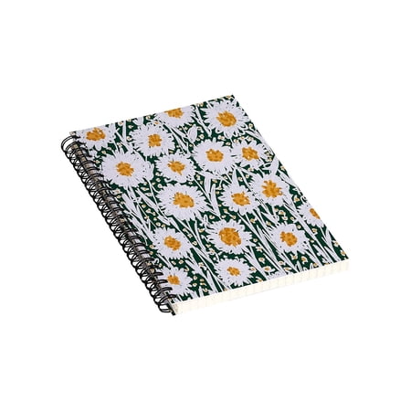 UPC: 0195318336559 | DENY Designs Daisy Pattern by Alisa Galitsyna Professional Notebooks 5.5  x 8.25  Dotted 40 Sheets