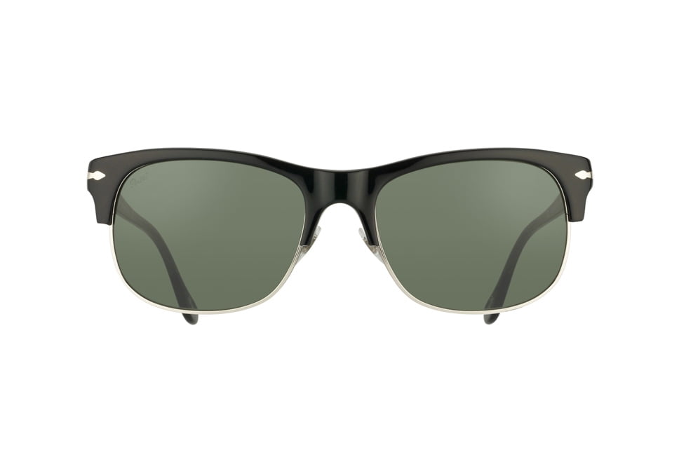 NEW Persol  Sunglasses PO 3034/S 95/4N 56mm Black Blue Polarized Lens