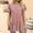 Pink, variant on Womens Tops, Summer Clearance Womens Casual Solid Color Round Neck Short Sleeve Tops Blouses
