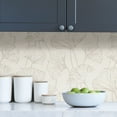 thumbnail image 4 of NuWallpaper Silver Hikarigaoka Vinyl Peel And Stick Wallpaper, 216-in by 20.5-in, 30.75 sq. ft., 4 of 9