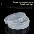thumbnail image 5 of 20Pack PP Round Bead Storage Containers Cylinder Bead Containers Clear Storage Organizer Box 2x0.7 inch with Screw Lids for Eye Shadow Powder Beads Jewelry and Small Items, 5 of 9