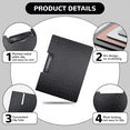 thumbnail image 4 of A4 Foldable Clipboard with Cover, Non-Punch Binder, Letter Paper Folder, Used in Schools and Business Offices, 4 of 6