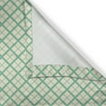 thumbnail image 6 of Ambesonne Retro Valance & Curtain, Checked Pattern Lines, 55"x45", Green and Cream, 6 of 7