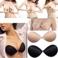 thumbnail image 3 of DWX Womens Strapless Invisible Bra Backless Self-Adhesive Push Up Wings Sticky Bras, 3 of 6