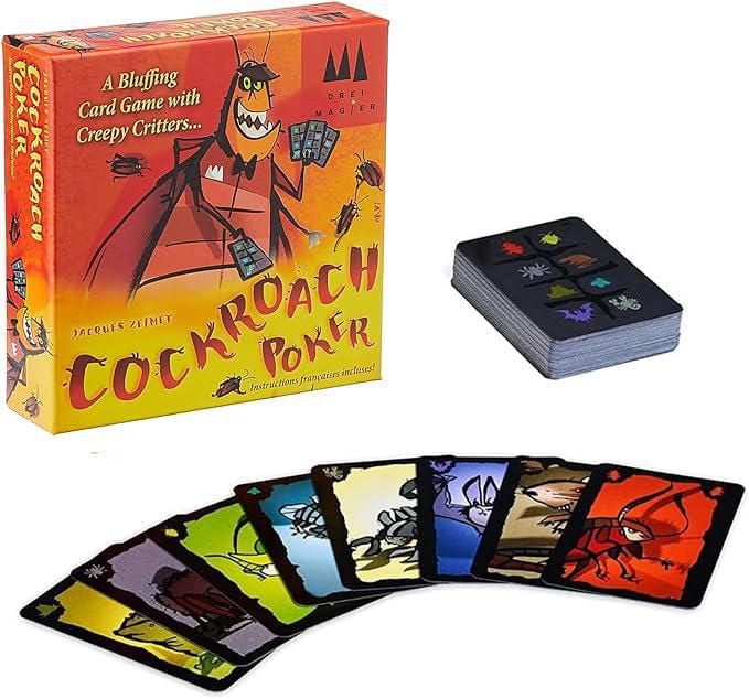 "Schmidt Cockroach Poker - Jeu de cartes pour enfants de 8 ans et plus"