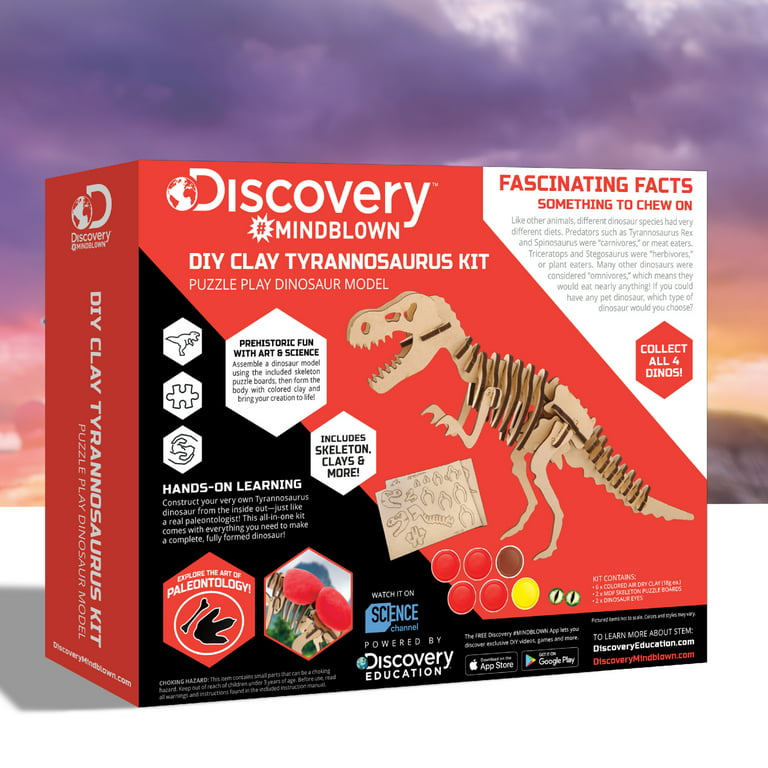 Air Dry Modeling Clay Kit for Kids, Build Your Own Dinosaur, T-Rex,  Stegosaurus, PACK - Kroger