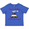 thumbnail image 3 of Inktastic Gone Golfing with Grandpa Boys Toddler T-Shirt, 3 of 5
