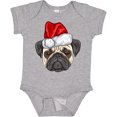 thumbnail image 3 of Inktastic Christmas Pug Dog Santa Boys or Girls Baby Bodysuit, 3 of 5