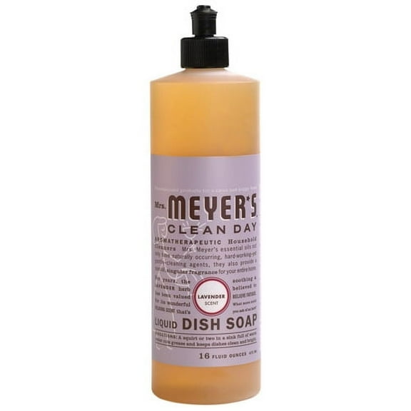Mrs. Meyer's Clean Day Dish Soap Liquid, Lavender, 16 fl oz
