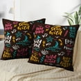 thumbnail image 3 of LALILO Throw Pillow Covers Lettering And Modern Brush Calligraphy Cushion Cover 18" x 18", 2 Pack, 3 of 6