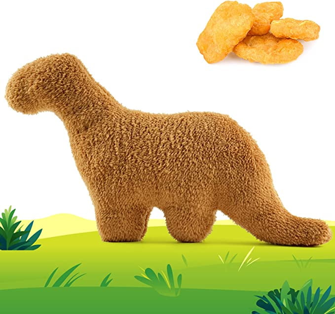 Dino Chicken Nugget Plush, Sofunic Dinosaur Nuggets Pillow