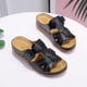 thumbnail image 3 of Planas Casuales para Mujer Suela Gruesa Sandalias Cuña Vintage Viajes Junto Al Mar, 3 of 7