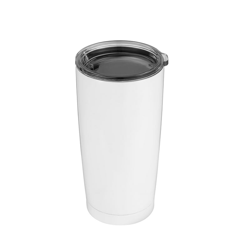 18.5oz. Stainless Steel Sublimation Tumbler by Make Market, White