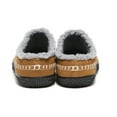 thumbnail image 4 of Men's House Slippers Cozy Moccassin Slippers Non-Slip Warm Suede House Shoes Soft Comfy Bedroom Slippers, 4 of 7