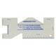 thumbnail image 1 of Reglas de calibre de medición de costura de somómetro de metal para Zulema Gobernantes, 1 of 7
