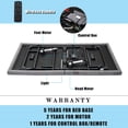 thumbnail image 4 of Set of 2 Adjustable Ergonomic Bed with Vibration Massage, Twin XL Size Electric Bed Base with 1A/2A USB Port & Wireless Remote and LED Night Light Bed Frame for Fast & Easy Assembly, Gray, 4 of 7