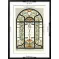 thumbnail image 4 of Art.com Art Nouveau Stained Glass Art Print, Black Frame Wall Art, 21" x 29", 4 of 4