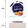 thumbnail image 3 of FMSHPON Happy Halloween Set of 4 Coaster for Drinks, Absorbent Ceramic Stone Coasters Cup Mat with Cork Base for Home Kitchen Room Coffee Table Bar Decor, 3 of 4